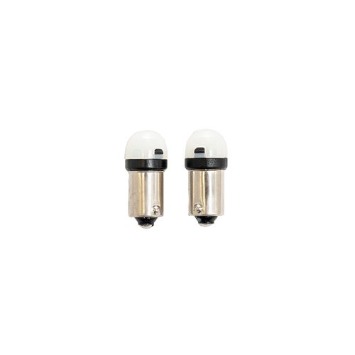 Lâmpada Led Miniatura: BA9S 3-SMD 2835 AC12V 7W 60LM - Branco - 2 Peças - Uso Geral