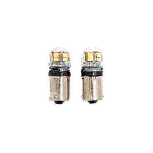 Lâmpada Led Miniatura: G18/R10W 15-SMD/2835 AC 12-24V 2.8W 380LM 6000K - 2 Peças - Uso Geral