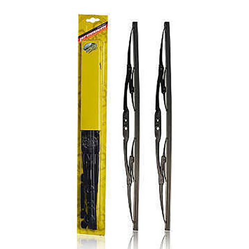 Par de Palhetas Metálica 20"/18"Pol. Diant. - Hyundai Atos 99 a 01 - Honda Civic 91 a 00 - Toyota Corolla 92 a 02