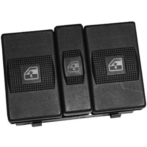 Tecla do vidro Dupla C/ Bloqueio pta. diant. - Volkswagen Quantum GII 98 à 01  - Santana GII 98 à 06