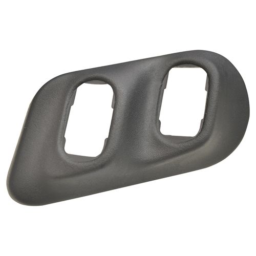 Moldura do Interruptor do vidro Redonda Dupla pta. diant. Preto - Universal Uso geral