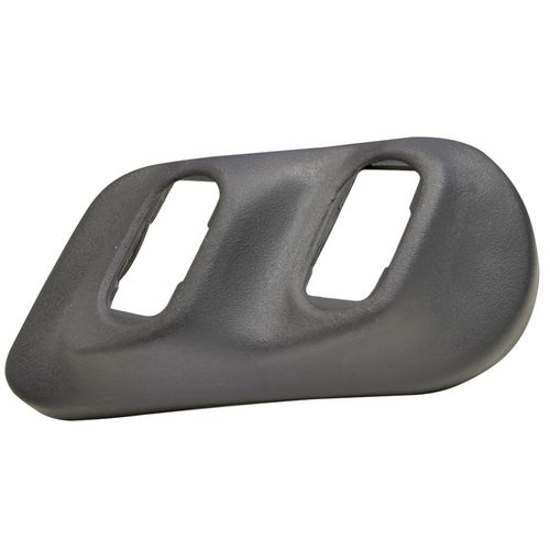 Moldura do Interruptor do vidro Redonda Dupla pta. diant. Cinza - Universal Uso geral