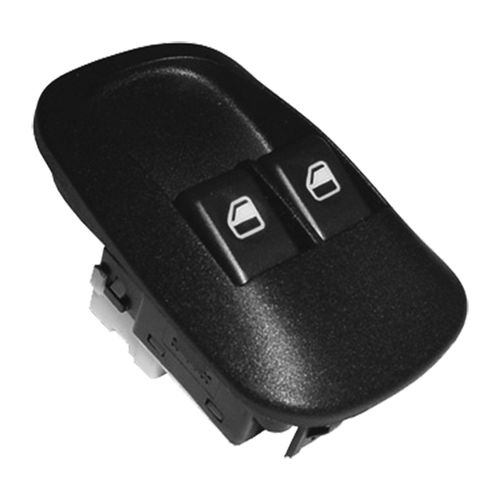 Tecla do vidro C/moldura Dupla led ambar - Peugeot 206 99 à 09