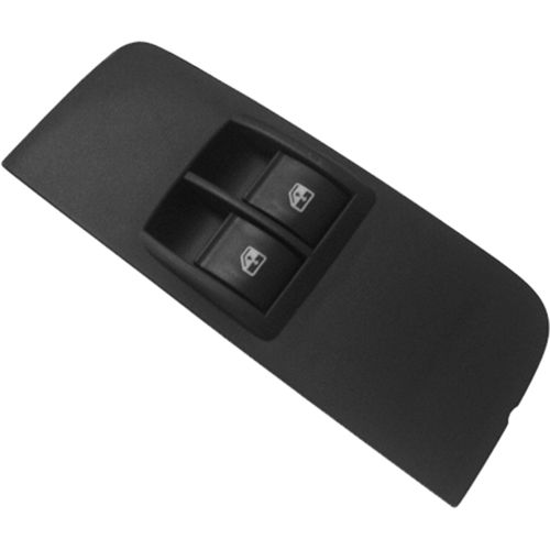 Tecla acionadora do Vidro Elétrico - C/Moldura - Dupla - Led âmbar - Fiat Palio 04 a 12 - Siena 04 a 16 - Strada 05 a 12