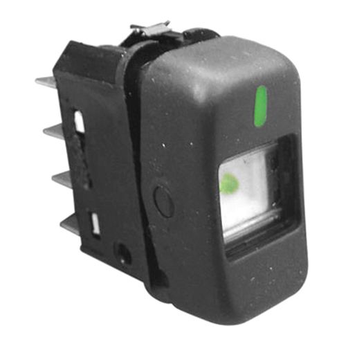 Interruptor Tecla 24V Preto - Mercedes-Benz Caminhões após 88  - Ônibus após 88