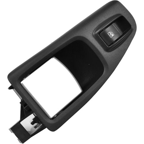 Tecla do vidro C/moldura c/maçaneta int. pta. tras. - esq. Preto - Fiat Idea GI 05 à 10