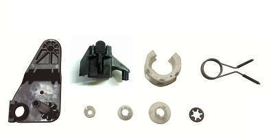 Kit reparo completo alavanca de câmbio. - GM Corsa 14 à 16 - Classic após 15 - Celta - C4 Picasso após 08