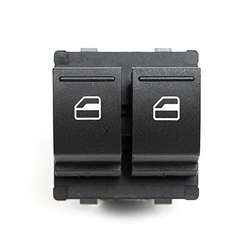 Teclas (Dupla) Aciona Vidro da Porta Dianteira - Preta - 8 Pinos - 12V - Esquerda - VW Up! GI 14 a 21