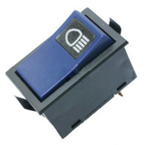 Interruptor do acionador dos farois - com 4 conectores - azul - Volvo N10 80 a 00