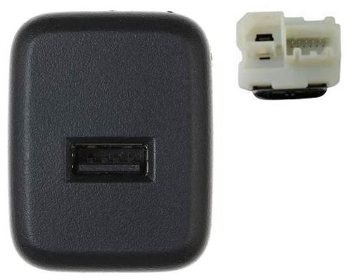 Tomada p/USB 1 Saída - 6 Pinos - GM Onix e Onix Plus 17 a 20