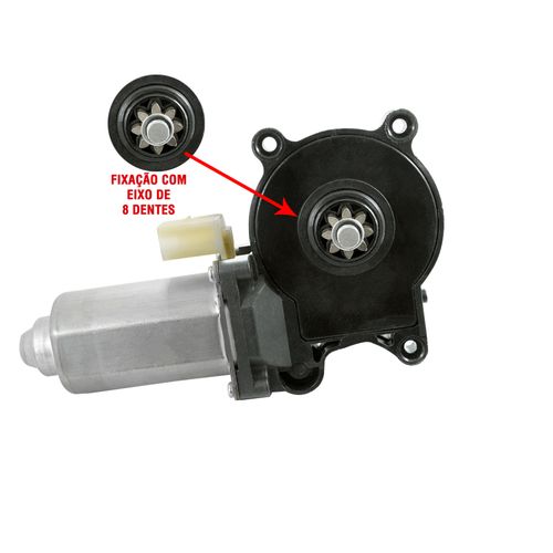 Motor máquina de vidro elé bosch 8 dentes dir. - GM Corsa 02 a 12 Corsa Classic Celta todos