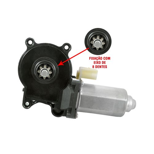 Motor máquina de vidro elé bosch 8 dentes esq. - GM Corsa 02 a 12 Corsa Classic Celta todos