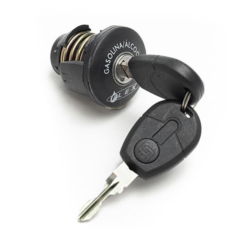 Tampa de combustivel. - com chave e com cilindro original - Fiat Uno GI Fase I 05 à 13