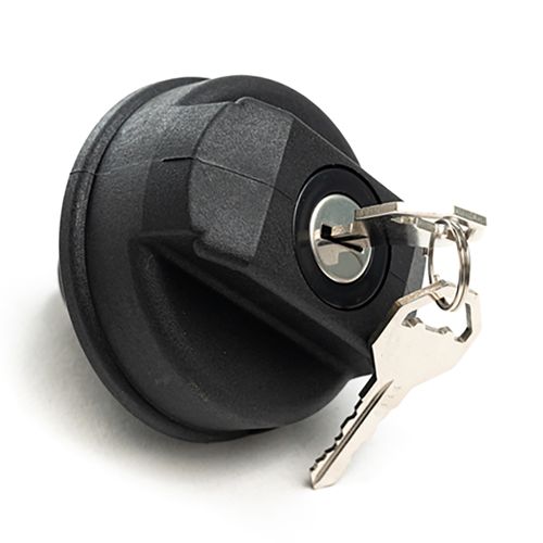 Tampa de Combustível - Preta - Valvulada - Com Chave - Com Rosca - Álcool/Gasolina/Flex - Audi A3 96 à 10 - A4 95 à 04