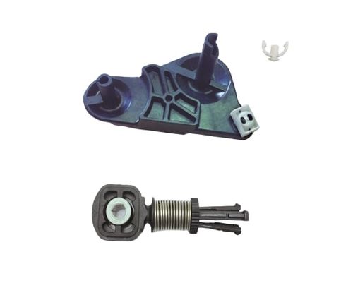 Kit Suporte Alavanca do Tramb. do Câmbio e o Terminal Cabo Engate de Marchas - Furo:8mm - VW Gol GV após 09