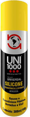 Silicone Spray Aerossol (Alta Performance) - Lavanda - 300ml - 180G - Uso Geral / Ônibus