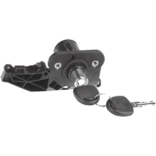 Cilindro botão (push boton) do porta-malas - mecânica - com chave - GM Corsa GII 02 a 12 - Meriva 02 a 12