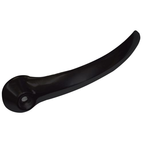 Maçaneta Interna da Porta do Meio - Metal - Preto - C/Furo - Volkswagen Kombi até 97