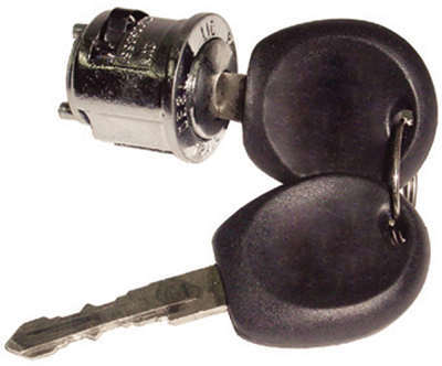 Cilindro de Ignição da Coluna da Direção - C/Chave - 2 Pinos - Cromado - Volkswagen Kombi Clipper 75 a 80