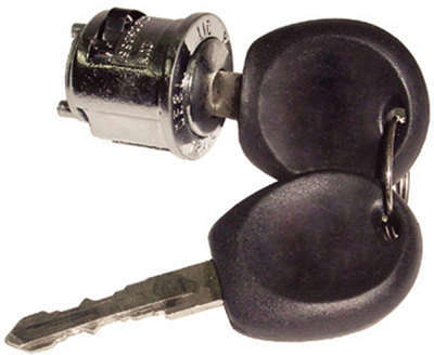 Cilindro de Ignição da Coluna da Direção - C/Chave - 1 Pino - Cromado - Volkswagen Kombi Clipper após 80