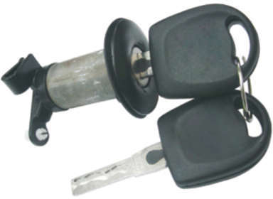 Cilindro da Tampa Porta-Malas - Mecânica - C/Chave - Volkswagen Gol III 99 a 05 - Gol IV 05 a 14