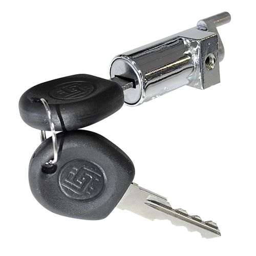 Cilindro da Porta lateral - Com Chave - Cromado - VW Kombi Clipper 97 a 13