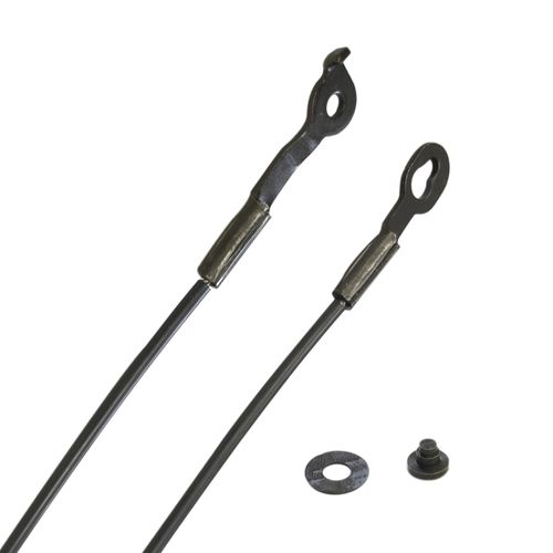 Cabo de Aço (Limitador) da tpa. da Caçamba - esq. - GM S-10 GI 95 à 12