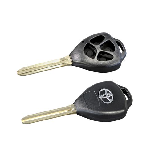 Chave S/Segredo (Oca) - 4 Botões - C/Alojamento para Transponder - Toyota Hilux GII 05 a 15