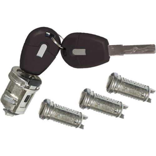Conjunto de Cilindro do pta. diant./Ignição/pta.-malas - Fiat Dobló 02 em diante - Dobló Cargo 02 em diante