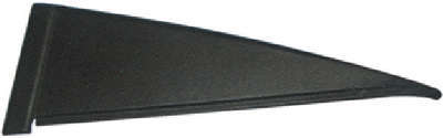 Moldura Ext. da Coluna da Porta Tras. - Preto - Esq. - GM Corsa Classic 04 a 15 - Corsa Hatch 94 a 02 - Corsa Sedan