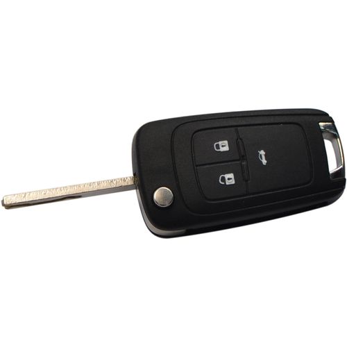 Chave Canivete (Oca) - 3 Botões S/Telecomando C/Aloj. P/Transponder - GM Cruze Hatch/Sedan após 11