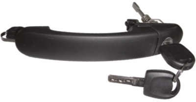 Maçaneta Mec. Ext. da pta. - C/Chave Snake Key - Preto - Dir./Esq. - Volkswagen Gol III/IV 99 a 14