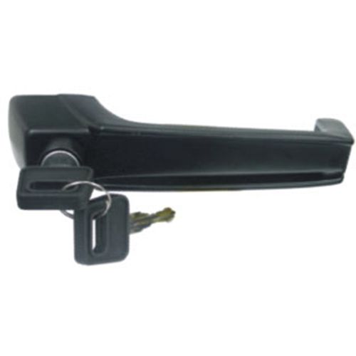Maçaneta Ext.da Porta - C/Chave - Preto - Esq. - Volvo Caminhões após 92