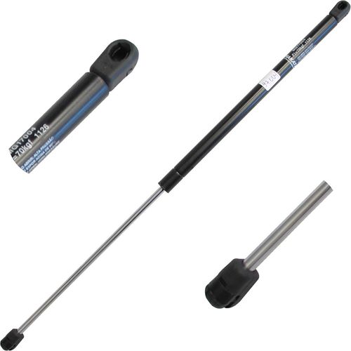 Amortecedor de Capota de Fibra de Vidro - Comp.:582mm Curso:250mm Carga:70KGF - Universal Móveis