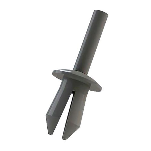 Rebite de nylon de fixação - Cinza - 50 Peças - Uso geral