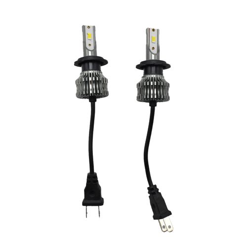 Par de Lâmpadas LED ULTRA MAX (Longa Duração): H7 9/60V 5530 CSP - Temperatura de Cor: 6000K - Lumen:2400LM IP67 (Resistente Água) - Ônibus/Caminhão