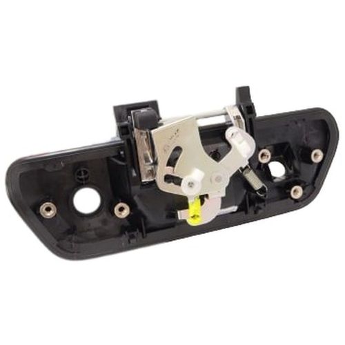 Maçaneta Externa da Tampa da Caçamba - Base: Preta/Puxador: Cromado - Com Furo para Câmera e Chave - Sem Chave - Nissan Frontier GXII após 17