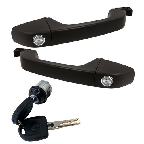 Conj. (Kit) da Maçanetas e Cilindro da Porta + Ignição - Dir./Esq. - VW Delivery GII após 18 - Delivery Express após 18