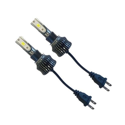 Par de Lâmpadas LED ULTRA MAX (Longa Duração): H3 9/60V 5530 CSP - Temperatura de Cor: 6000K - Lumen:2000LM IP67 (Resistente Água) - Ônibus/Caminhão