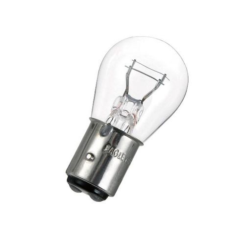 Halógena Miniatura:  P21/4W 12V 21/4W ângulo - BAZ15d - 440/15LM - 2 Polos - Branca - Uso Geral