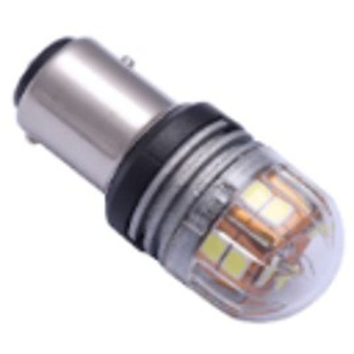 Lâmpada Led Mini: BAY15d P21/5W 15-SMD/2835 3.2/6W Farol alto:380LM/Farol baixo:200LM 6000K - 2 Peças - Uso Geral / Ônibus