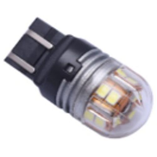 Lâmpada Led Mini: T20 WR21/5W 15-SMD/2835 3/5W Farol Alto:180LM/Farol Baixo:100LM - Vermelho - 2 Peças - Uso Geral