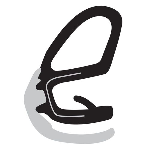 Borracha da Porta Diant. - Fixa na Carroceria - Aba Cinza Claro - Toyota Corolla GII 02 a 08