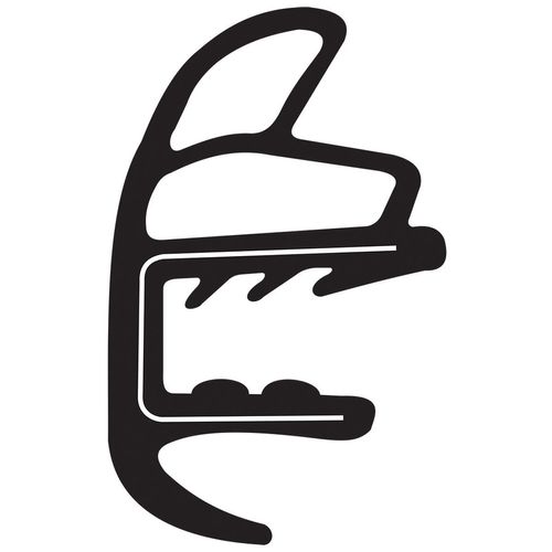 Borracha da Porta Diant./Tras. - Mod.Original - 3.9mts - Renault Fluence 09 a 16 - Logan I/II após 07