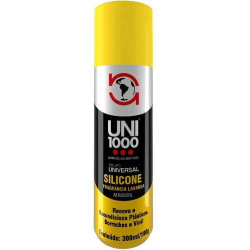 Silicone Spray Aerossol (Alta Performance) - Lavanda - 300ml - 180G - Uso Geral / Ônibus
