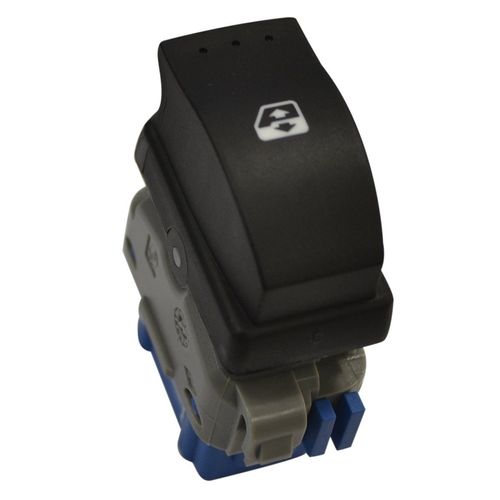 Tecla dos vidros Eletricos Simples - Renault Duster após 11 - Sandero 09 a 12 Logan 09 a 12 Master após 13