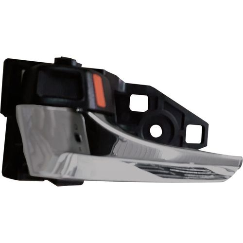 Maçaneta Interna da Porta Dianteira/Traseira - Base: Preta/Puxador: Cromada - Direita - Toyota Hilux GIII 15 a 20 - Camry 12 a 17