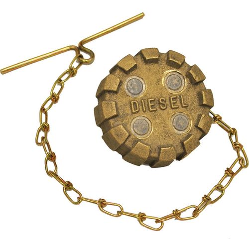 Tampa do combustível. Tanq. C/rosca ext. Metal Vedada S/chave - VW 15-190 após 00 - 12150 97 à 02 - 14190 87 à 99