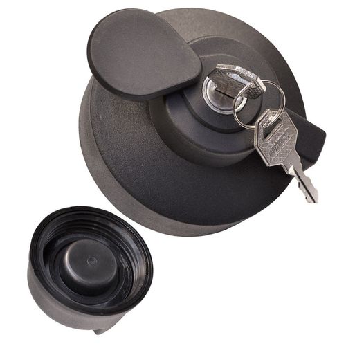 Tampa de combustível. - Tanq. plástico C/rosca ext. opcional C/chave - Mercedes-Benz 1631 90 à 99 - Scania Caminhões