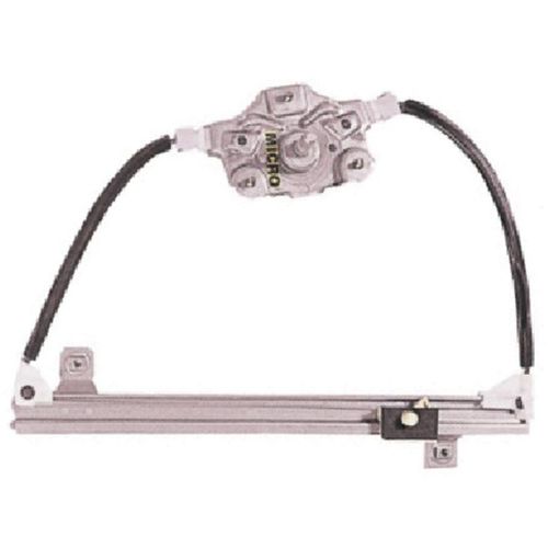 Máquina do Vidro da Porta Traseira - Mecânica/Manual - Esquerda - Renault Clio GII 99 a 16 (4 Portas) - Clio Sedan GII 00 a 10 - Symbol GI 09 a 13